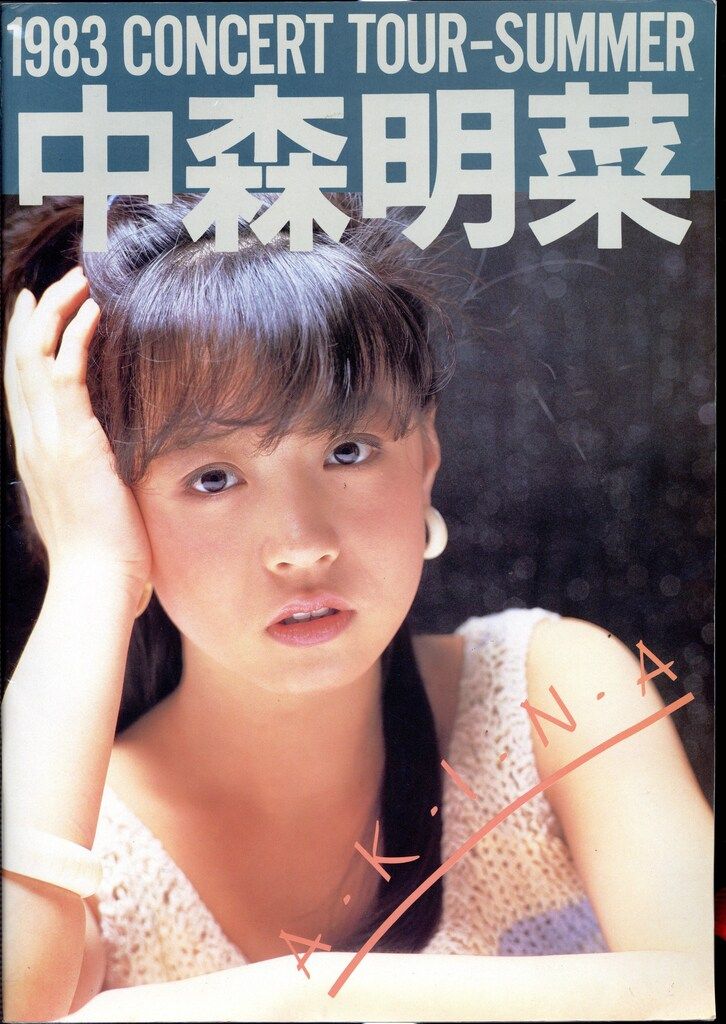 5冊セット 中森明菜 コンサート パンフレット 中森明菜 パンフレット