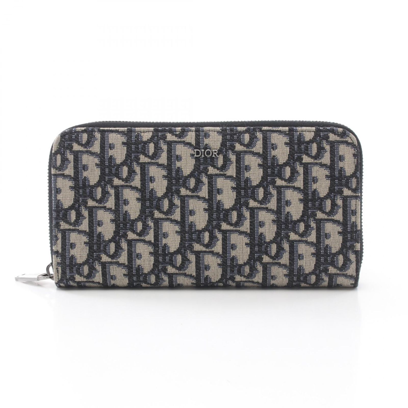 Dior ディオール オブリーク ジャガード ラウンド長財布