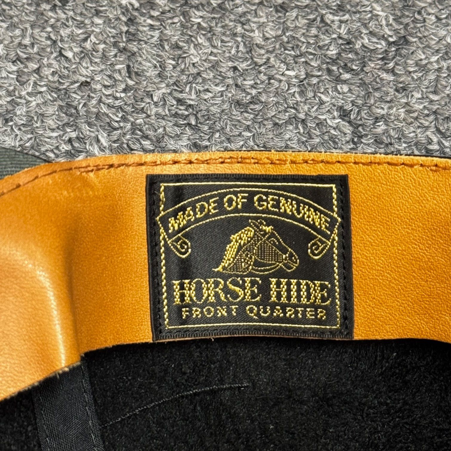 At Last ＆ Co BUTCHER PRODUCTS SPORTS CAP HORSE HIDE