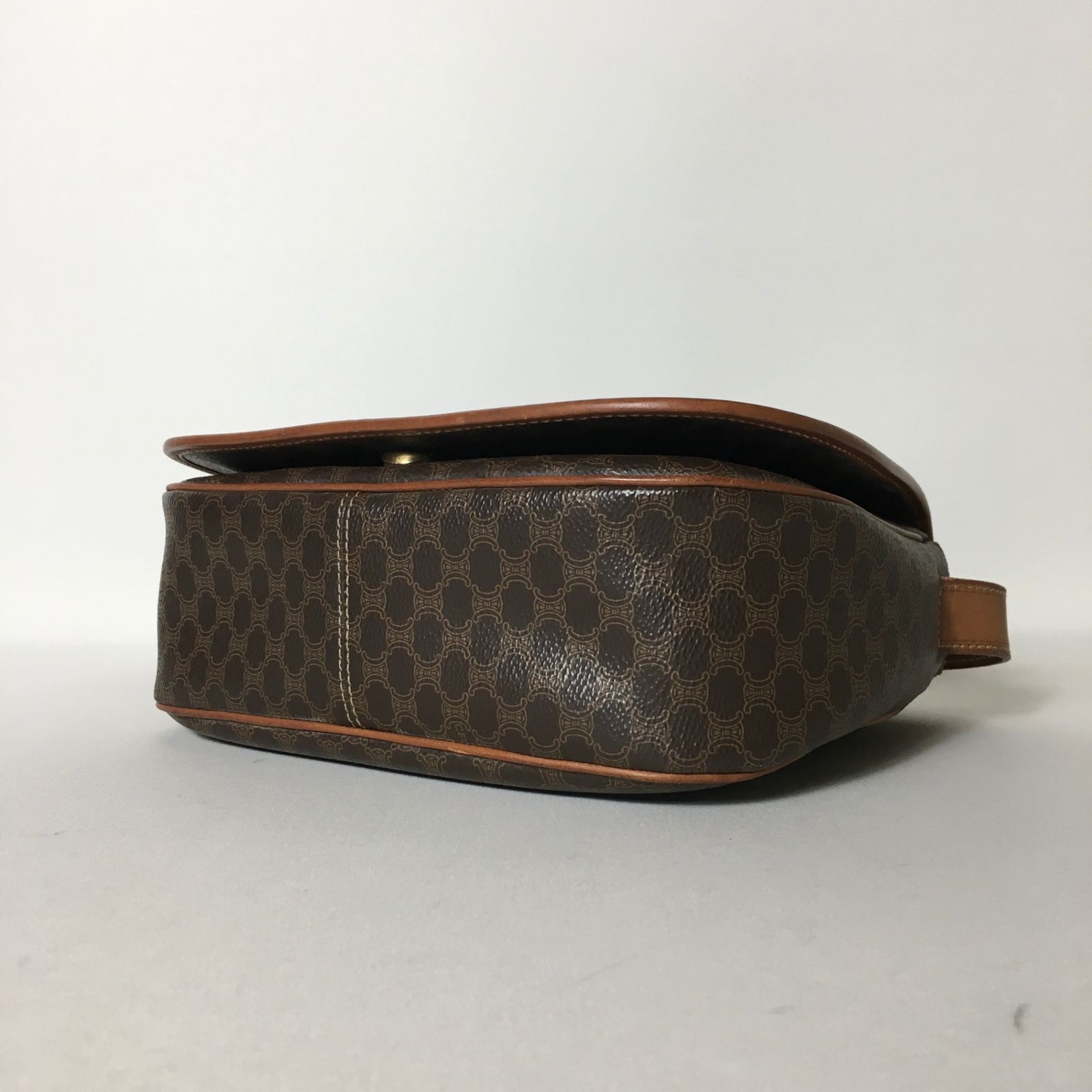 2507-207｜美品｜セリーヌ ショルダーバッグ ブラウン マカダム柄 2507-207｜美品｜セリーヌ ショルダーバッグ ブラウン マカダム