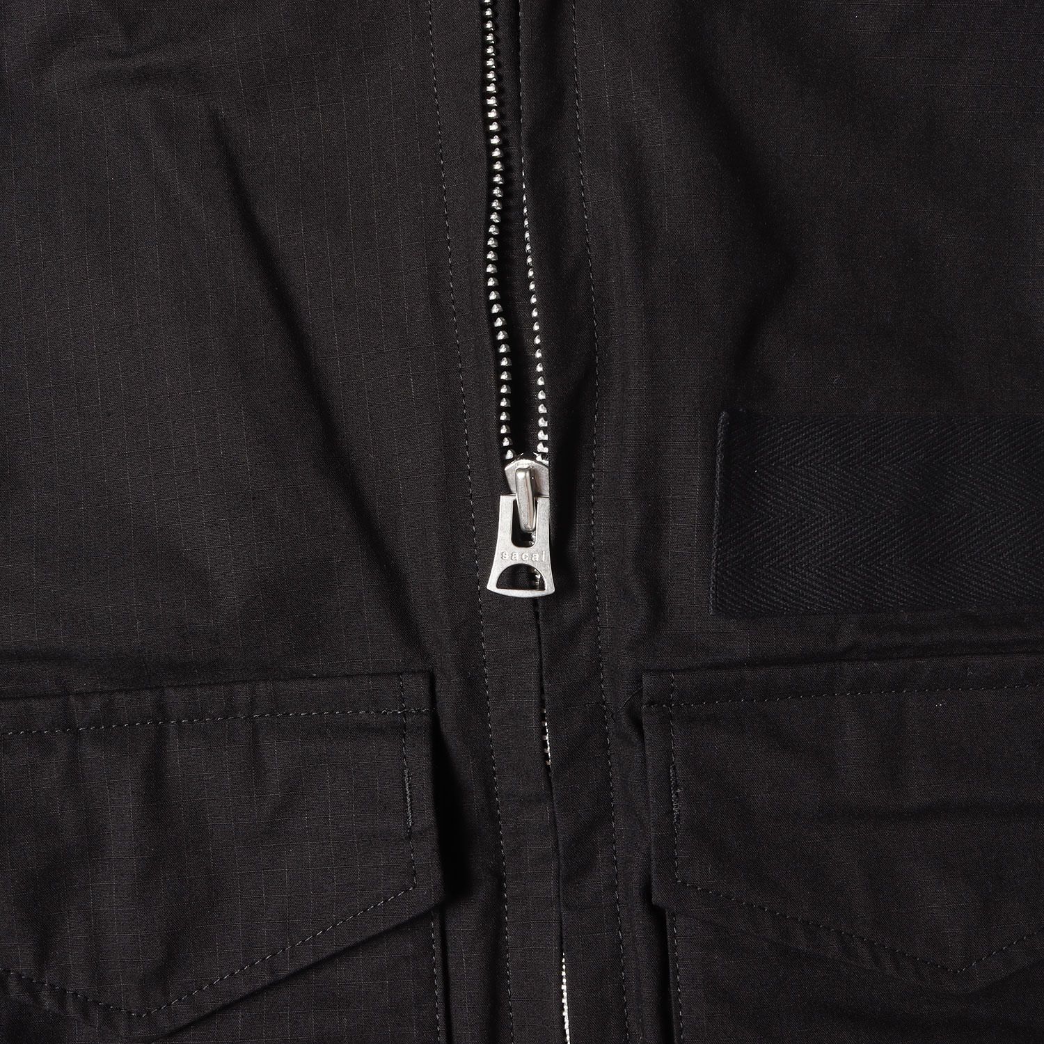 Sacai サカイ ジャケット 黒 ブラック サイズ:3 | 24AW テーラード ドッキング ボンバー ジャケット Rip Stop Jacket 24-03431M | 上着 アウター ブルゾン 【メンズ】【中古】【美品】【K4587】 美品】Sacai サカイ ジャケット 黒 ブラック サイズ:3 | 24AW