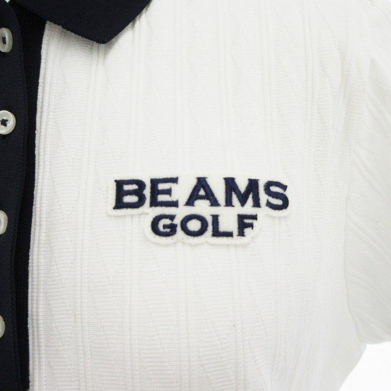 ビームスゴルフ BEAMS GOLF ポロシャツ ケーブル ジャカード