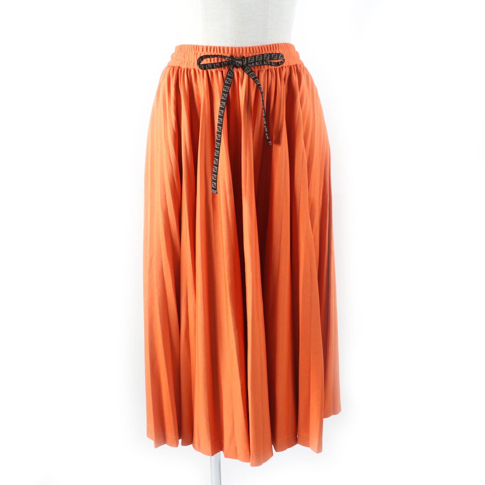 極美品☆FENDI フェンディ FQ7067 裏地シルク100％ ズッカ柄リボン  