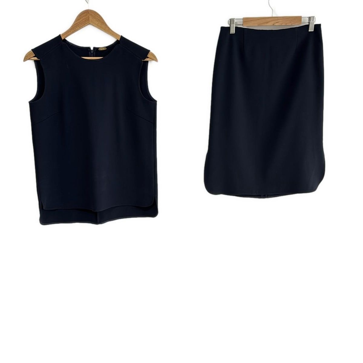 MUSE de DEUXIEME CLASSE ミューズデドゥーズィエムクラス スカートセットアップ レディース - ダークネイビー