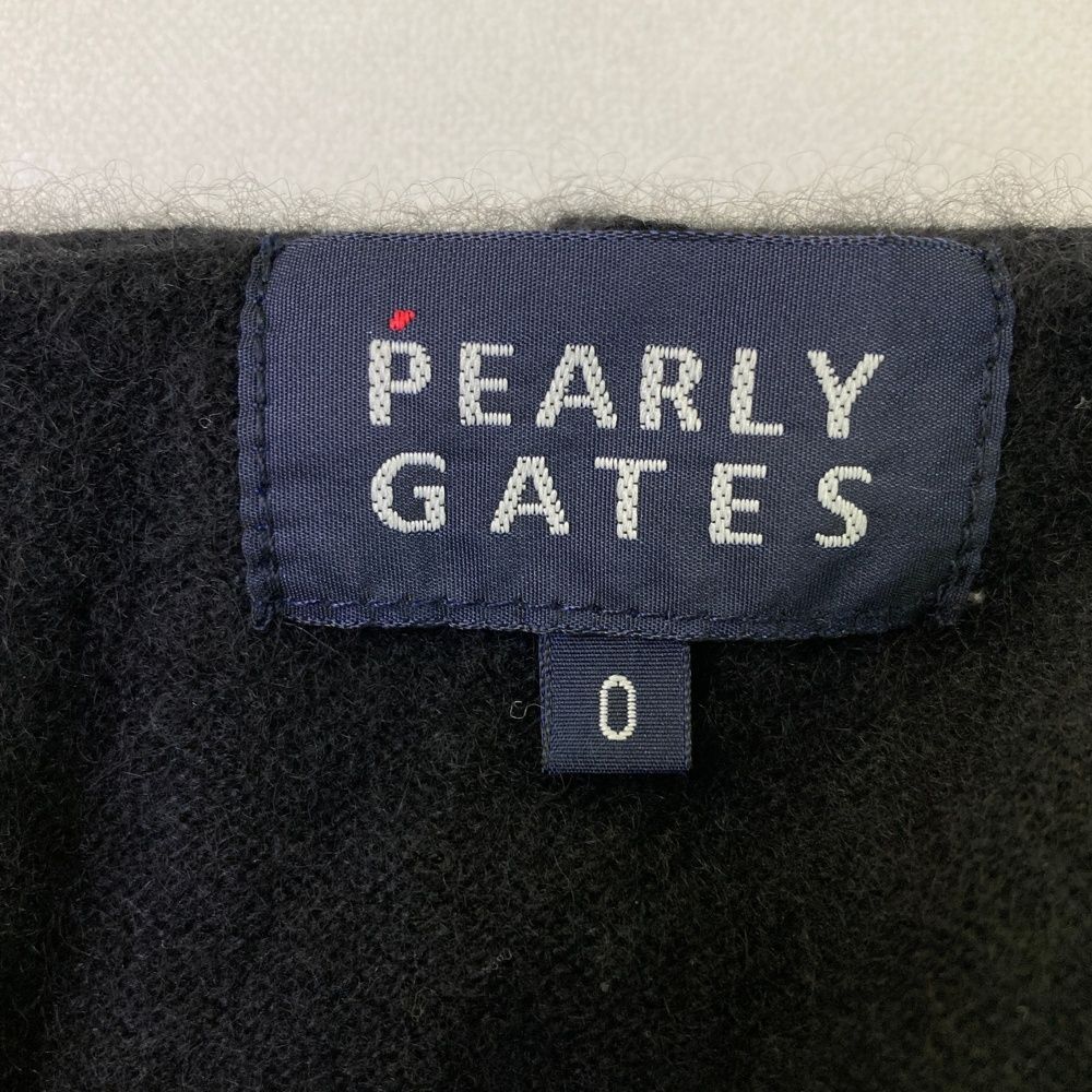 サイズ：0 PEARLY GATES パーリーゲイツ カシミヤ ニット ジップ