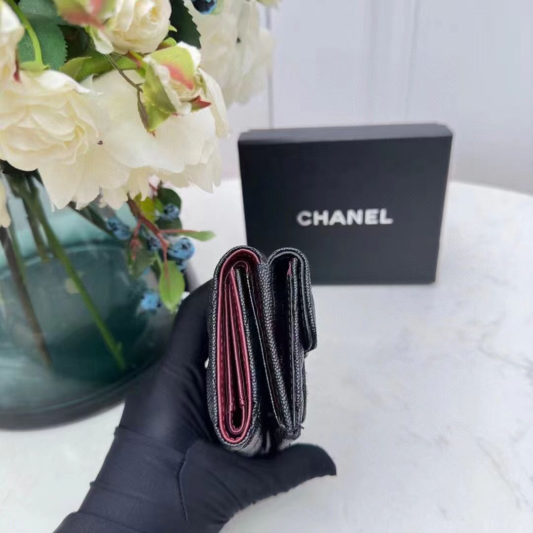 極美✨ CHANEL シャネル 三つ折り財布 折り財布