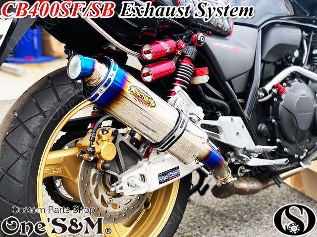 CB400SF NC42 純正エキパイ対応 50.8mm マフラー中間パイプ付き 