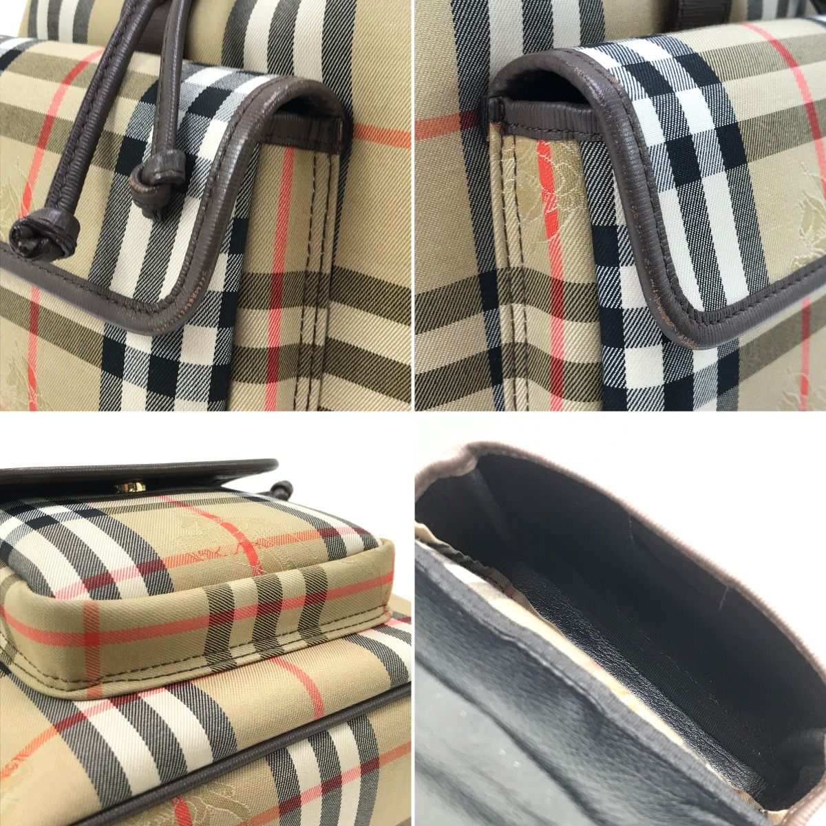 Burberrys バーバリーズ リュック ノバチェック柄 ベージュ - メルカリ 