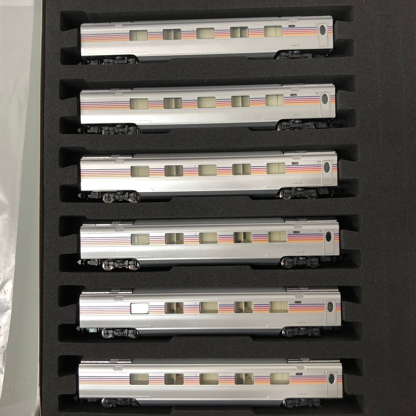 【ジャンク品】Nゲージ　TOMIX 92410 E26 カシオペア　増結セット TOMIX Nゲージ 92410 JR E26系 カシオペア 増結6両セットB ※欠