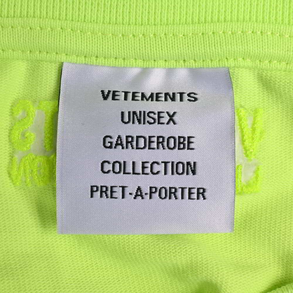 Vetements ヴェトモン 【美品】GVA72XX001 LOGO LABEL LONGSLEEVE 長袖