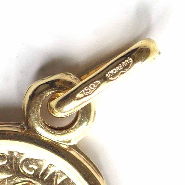 ウノアエレ UNOAERRE K18YG メダイ マリア ペンダントトップ  