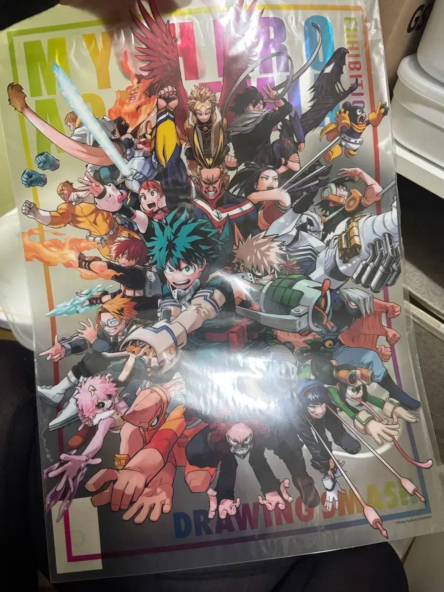 僕のヒーローアカデミア(ヒロアカ) 原画展 クリア ポスター 堀越