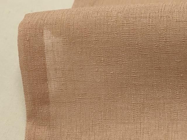 洗柿色 洗える着物