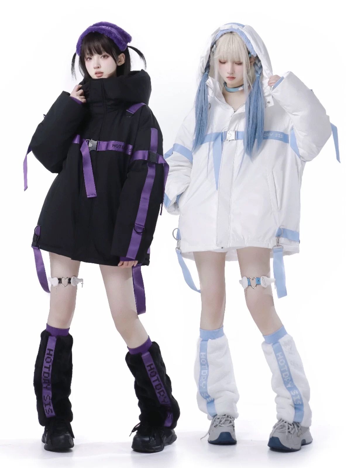 秋 冬 サイバー サブカル 厚手 服 ダウン オーバーサイズ 大きめ