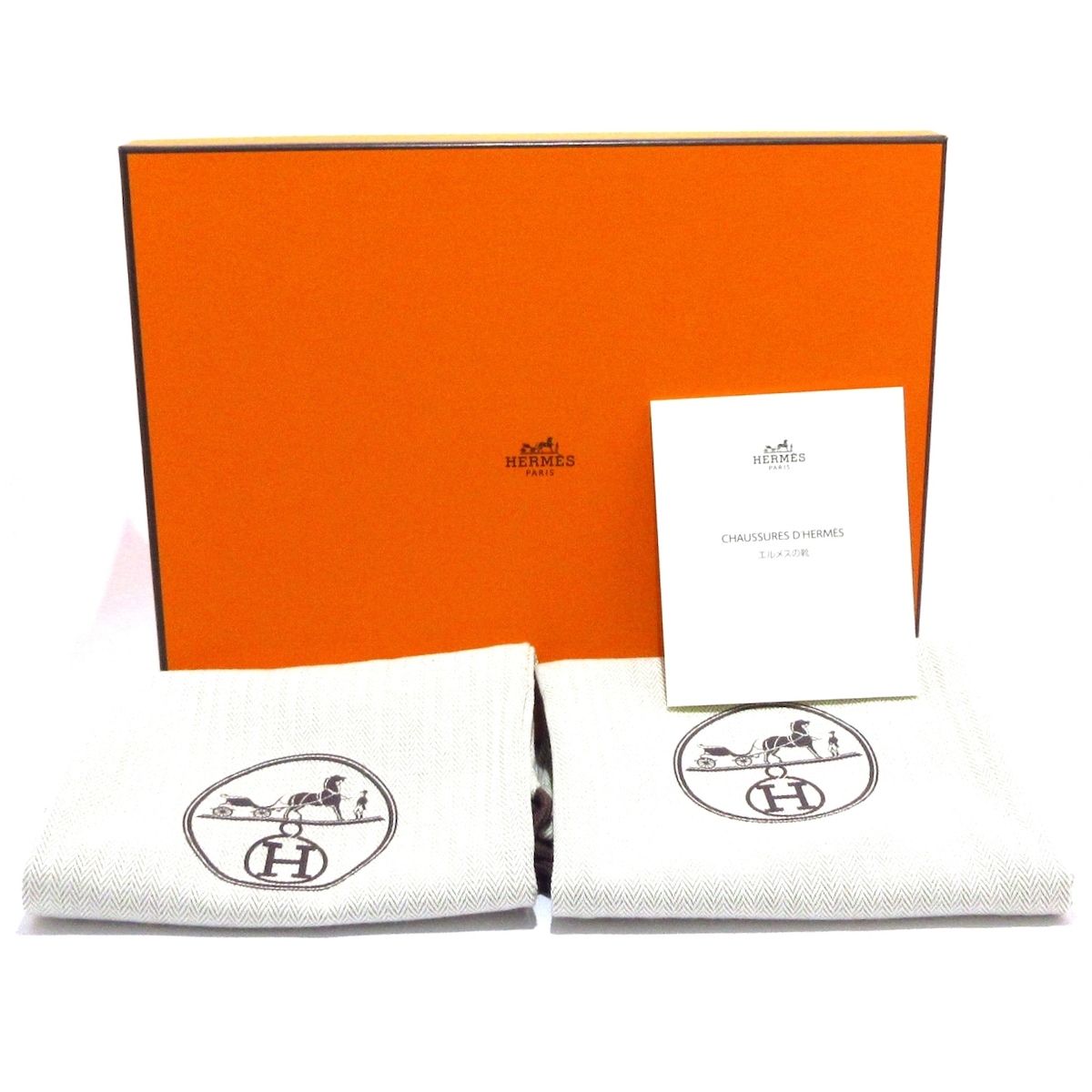 エルメス　オラン エトゥープ　37 HERMES(エルメス) ミュール 37新品同様 オラン エトゥープ