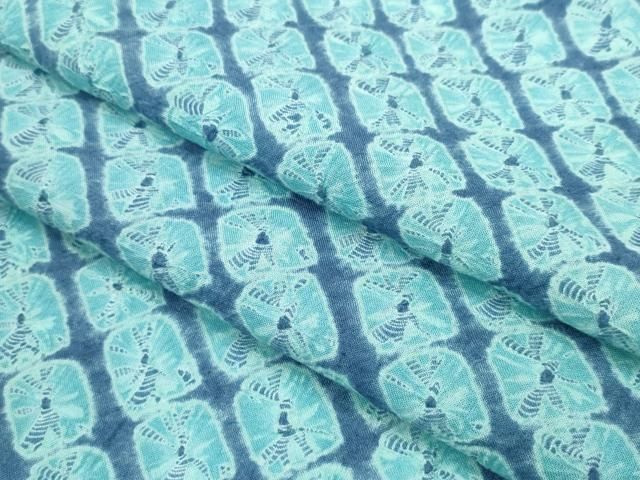 平和屋着物∴夏物 浴衣 有松鳴海絞り 蜘蛛絞り 斜線文 綿 やまと誂製 CAAW1162ng