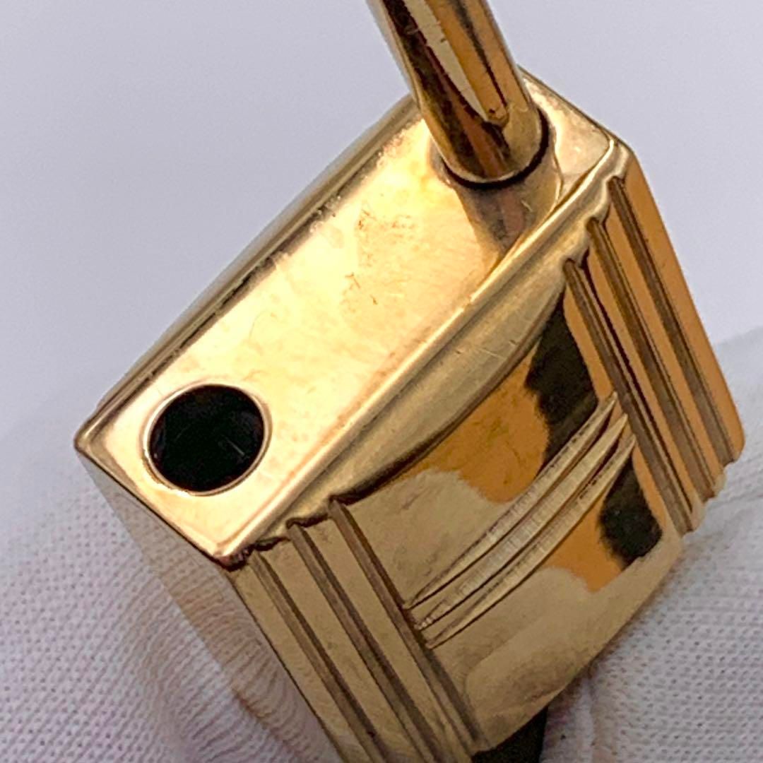 HERMES エルメス カデナ 121番 ゴールド 24Kメッキ 鍵付き