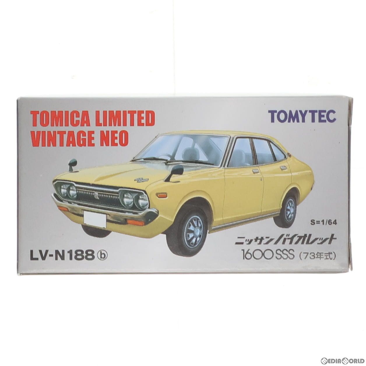 トミカリミテッドヴィンテージ NEO LV-N188b バイオレット 1600SSS(黄) 1/64 完成品 ミニカー TOMYTEC(トミーテック)