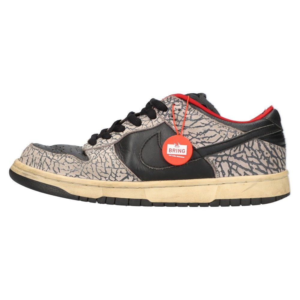 NIKE SB (ナイキエスビー) ×Supreme SB Dunk Low Black Cement 2002 