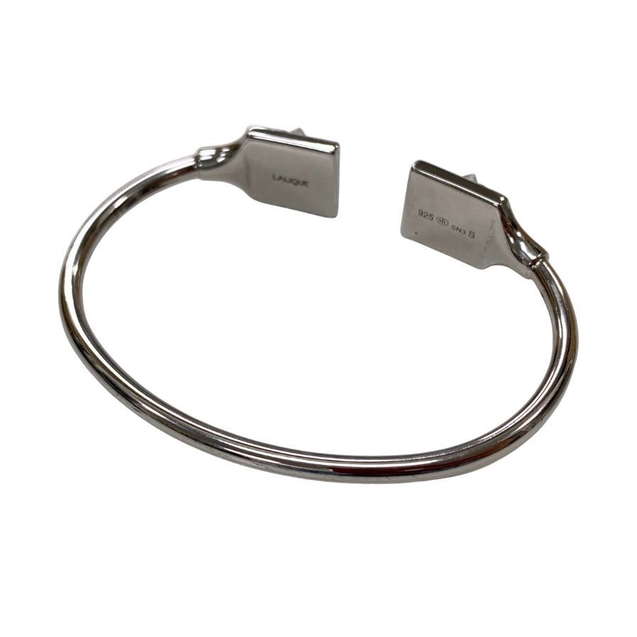 ラリック バングル アレトゥーズ クリア ストーン シルバー925