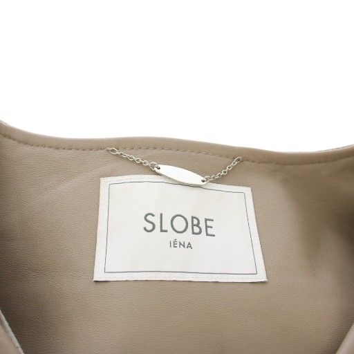 スローブ イエナ SLOBE IENA ライダースジャケット ラムレザー