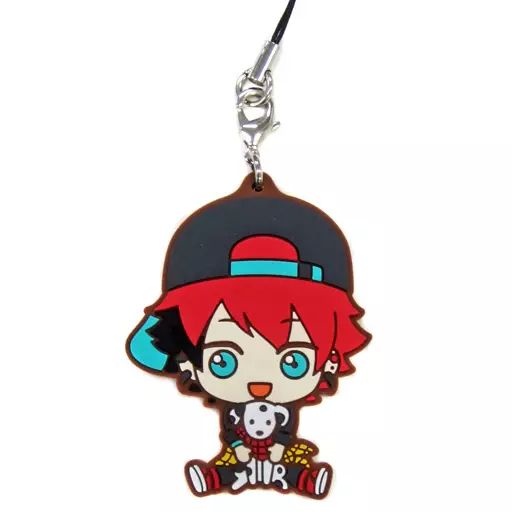 新品★A3！★秋組【七尾太一】一番くじ★ワンちゃん！ラバーストラップ★3点セット 中古】ストラップ(キャラクター) 七尾太一 ワンちゃん!ラバー