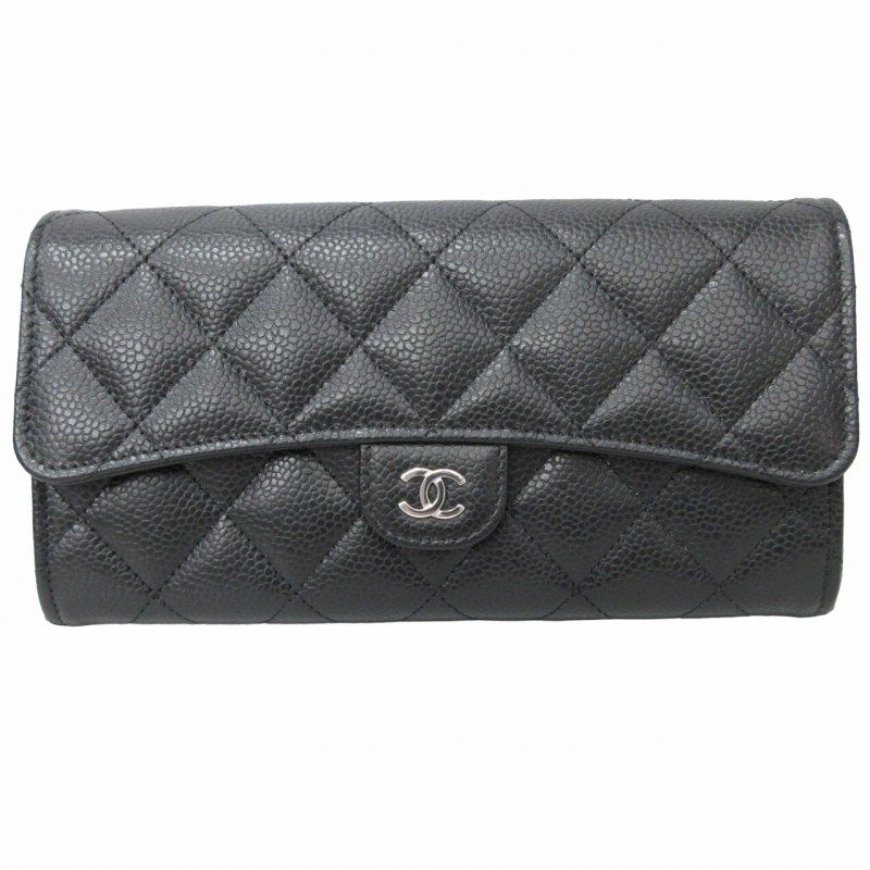 シャネル CHANEL 未使用品 23年モデル マトラッセ キャビアスキン