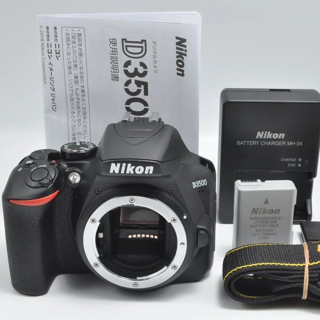 ショット数脅威の409枚！ Nikon デジタル一眼レフカメラ D3500 ボディ D3500 - メルカリ