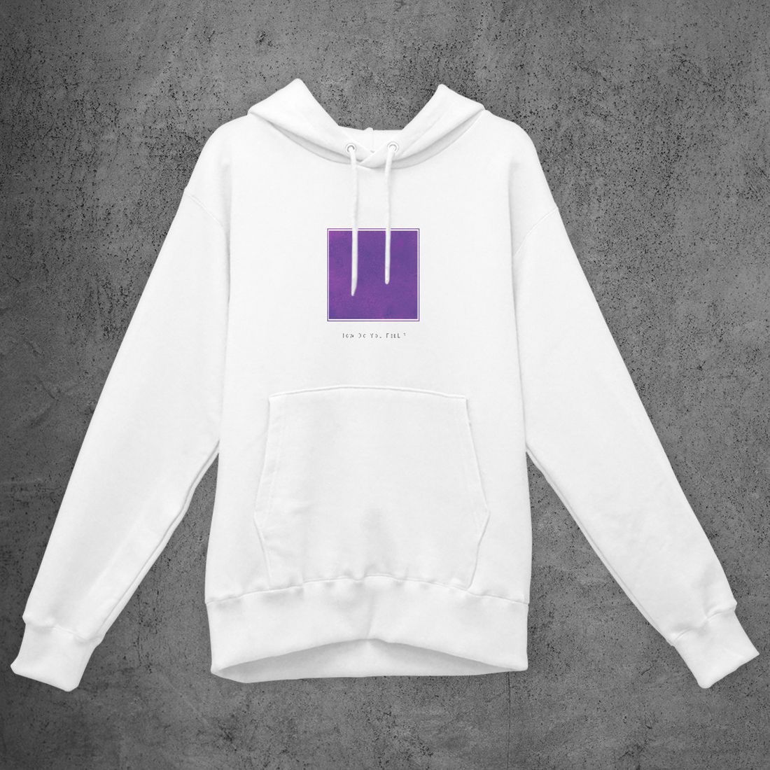 グラフィックパーカー　How Do You Feel type - 008 -hoodie-