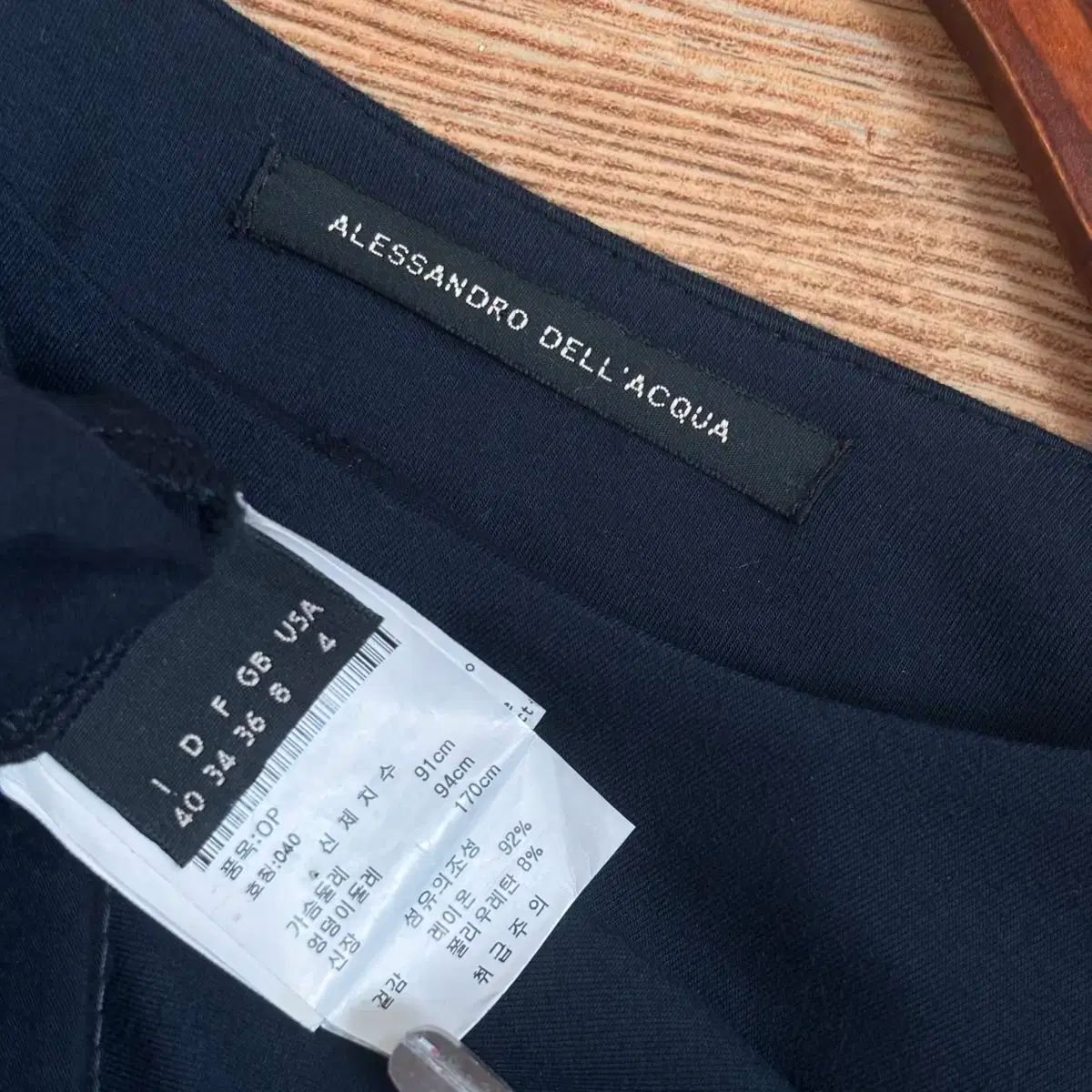 アレッサンドロ デラクア ワンピース 40 サイズ N21 ジッパー