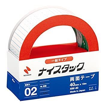 ニチバン 両面テープ ナイスタック 一般 40mm×10m NW-40