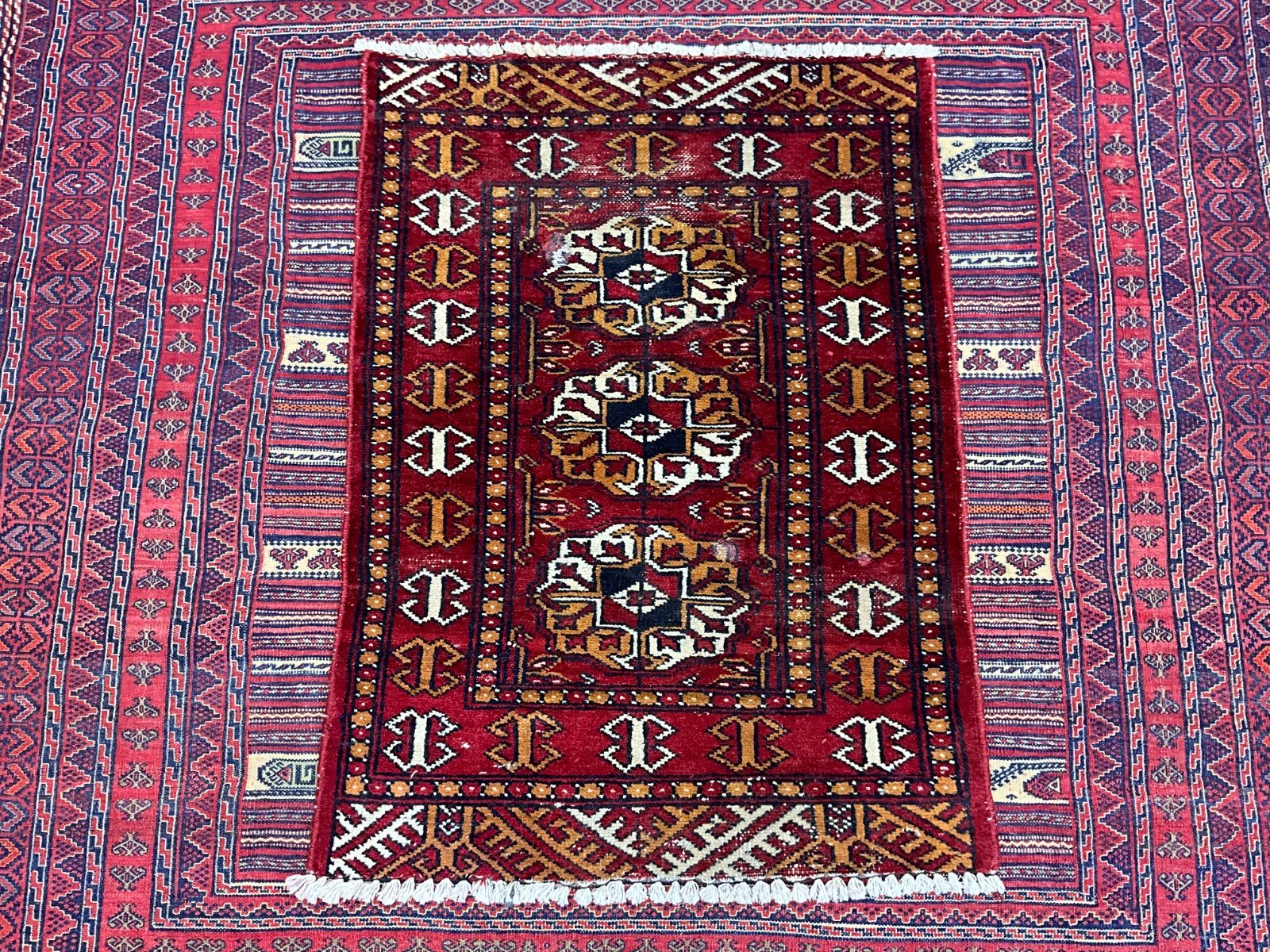 ヴィンテージラグ　トライバルラグ　パキスタン パキスタンラグ トライバルラグ ヴィンテージラグ 【公式通販】