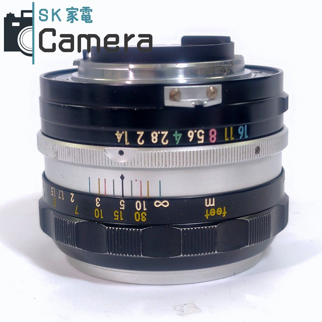 Nikon NIKKOR-S Auto 50mm F1.4 非Ai ニコン キャップ付