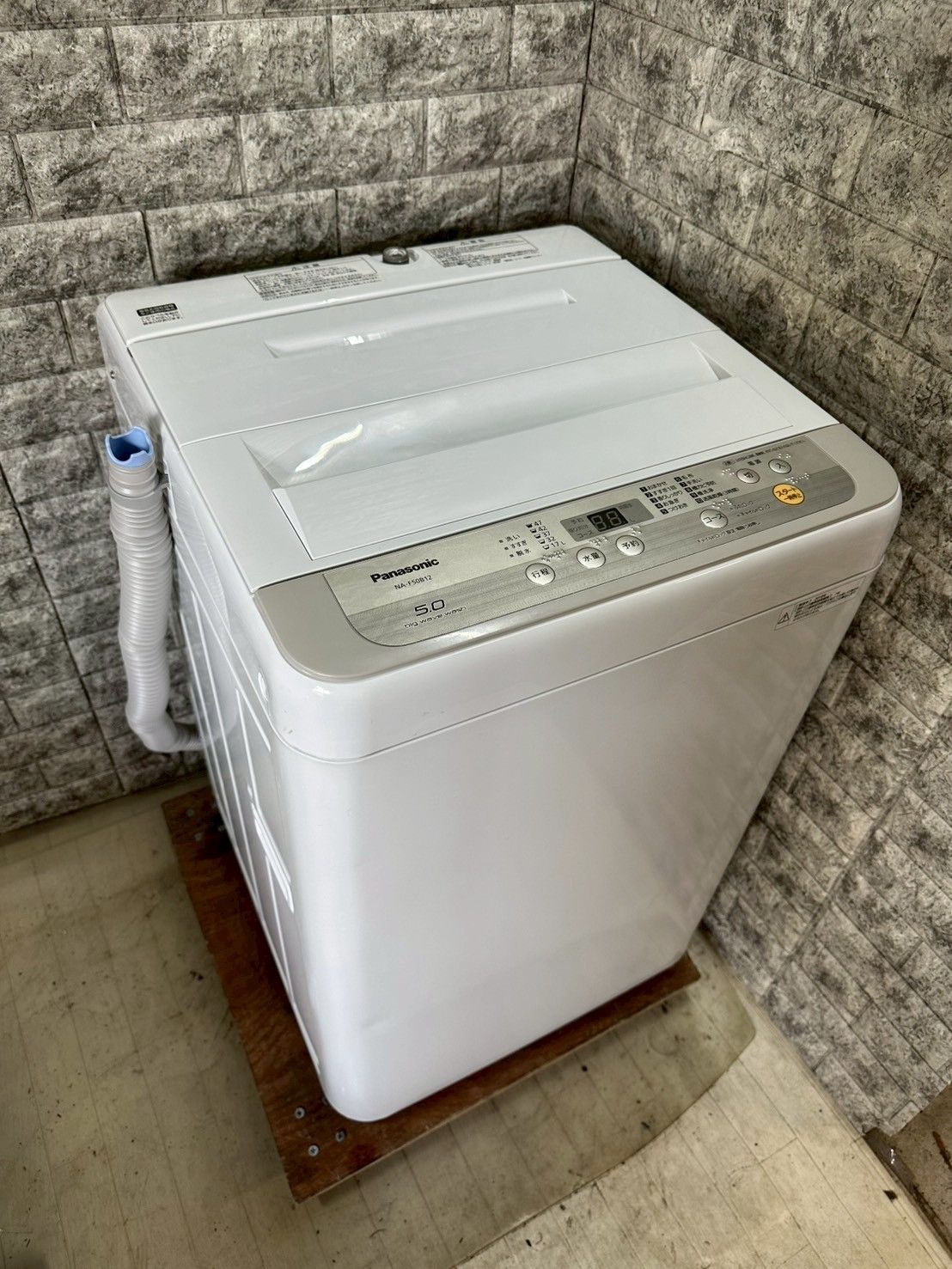 大阪 3か月保障付き 洗濯機 パナソニック 5kg 2018年 NA-F50B12-N S-635