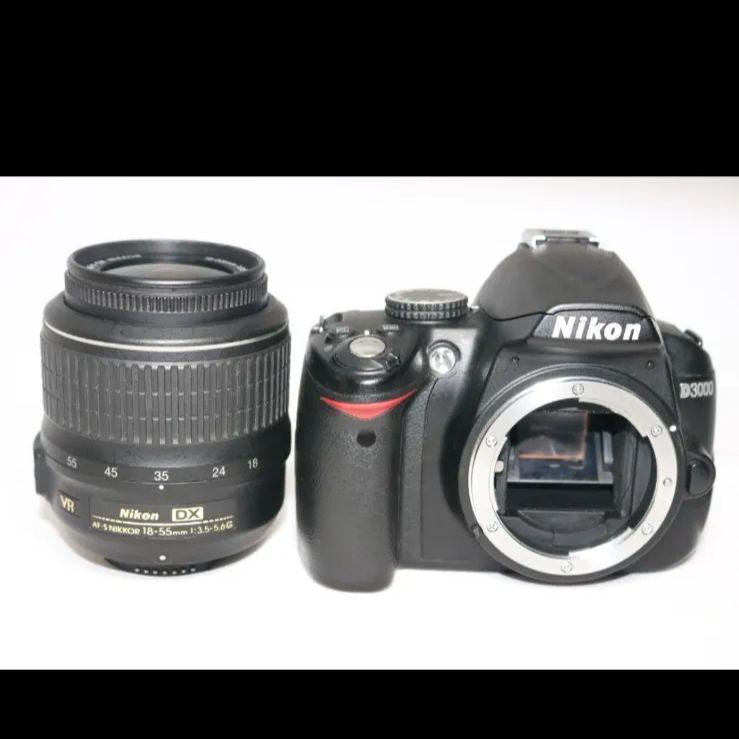 初心者におすすめ スマホ転送OK！ ニコン Nikon D3000 レンズセット S 