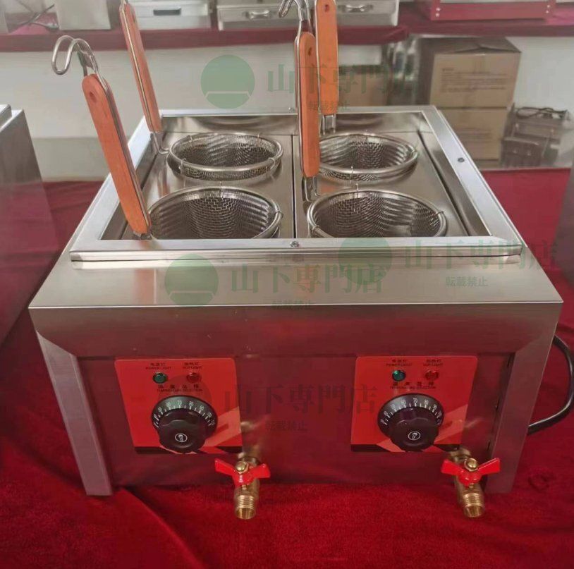 山下専門店 茹で麺機 ゆで麺器 電気ゆで麺機 卓上型 テボ4点付き 単相 100V 厨房|業務|店舗 専門店の安心の1年保証付 展示品