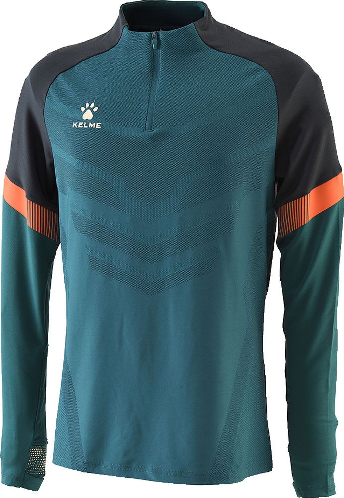 ケレメ KELME フットサル ハーフジッパートレーニングジャケット  8061TT1007 421 シーブルー
