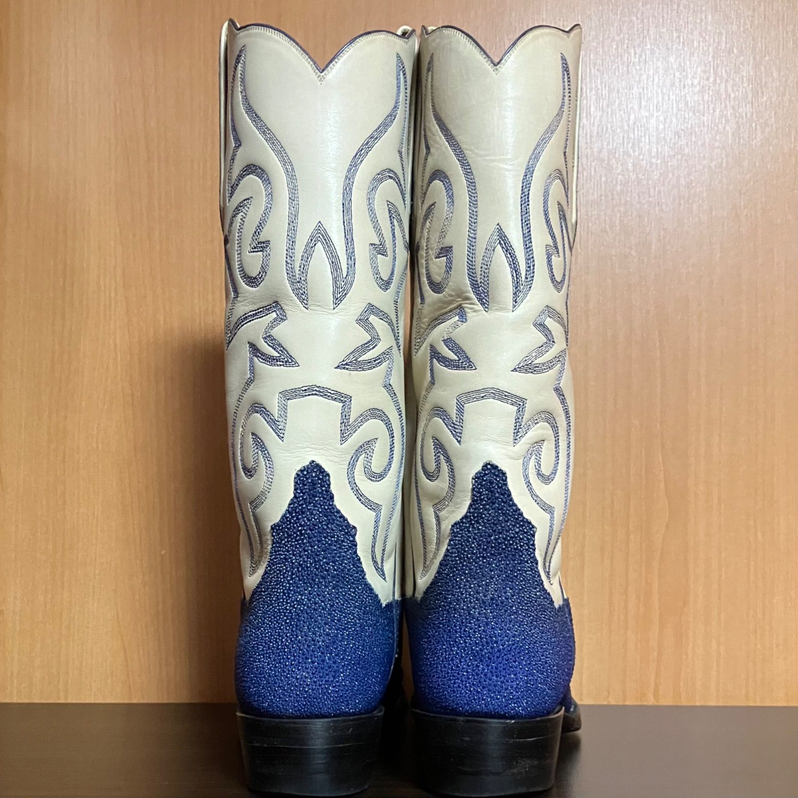 J.B.HILL スティングレイ ウエスタンブーツ エイ革 エキゾチックレザー