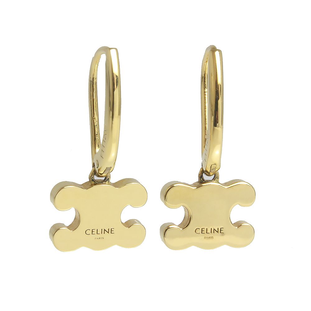 新品未使用 セリーヌ クリスタル ゆらゆら 揺れる ピアス