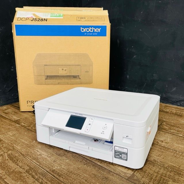 インクジェットプリンター 複合機 brother ブラザー DCP-J528N ホワイト プリビオ インク残量有 043029 | 22174