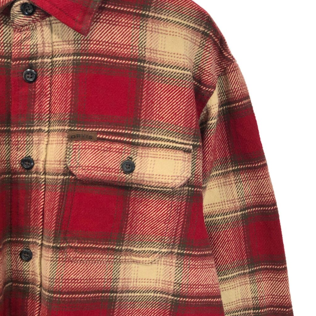 00年代 ORVIS オービス ヘビーフランネルシャツ アウトドア