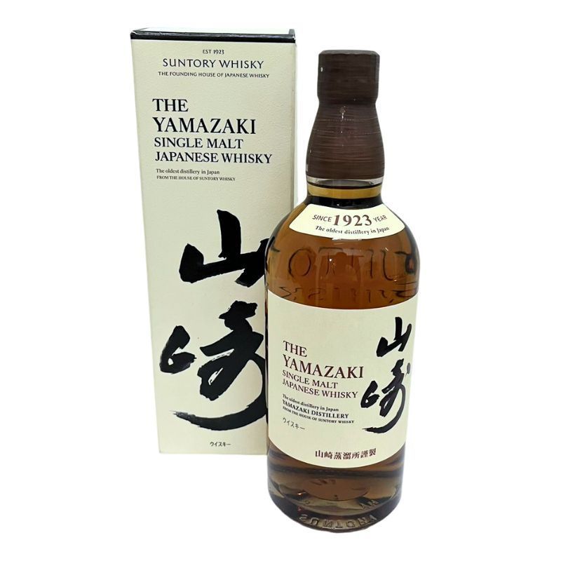 サントリー ウイスキー 山崎 シングルモルト NV 700ml 43％ 箱付 ノンヴィンテージ ジャパニーズ 【未開栓】 22408K216 -  メルカリ