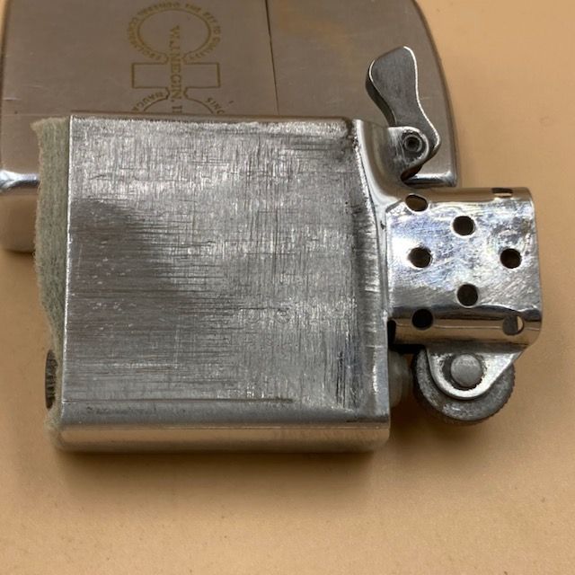 ジッポー Zippo ライター 1969年 W.J. MEGIN. INC. 企業もの 豆腐フェルト