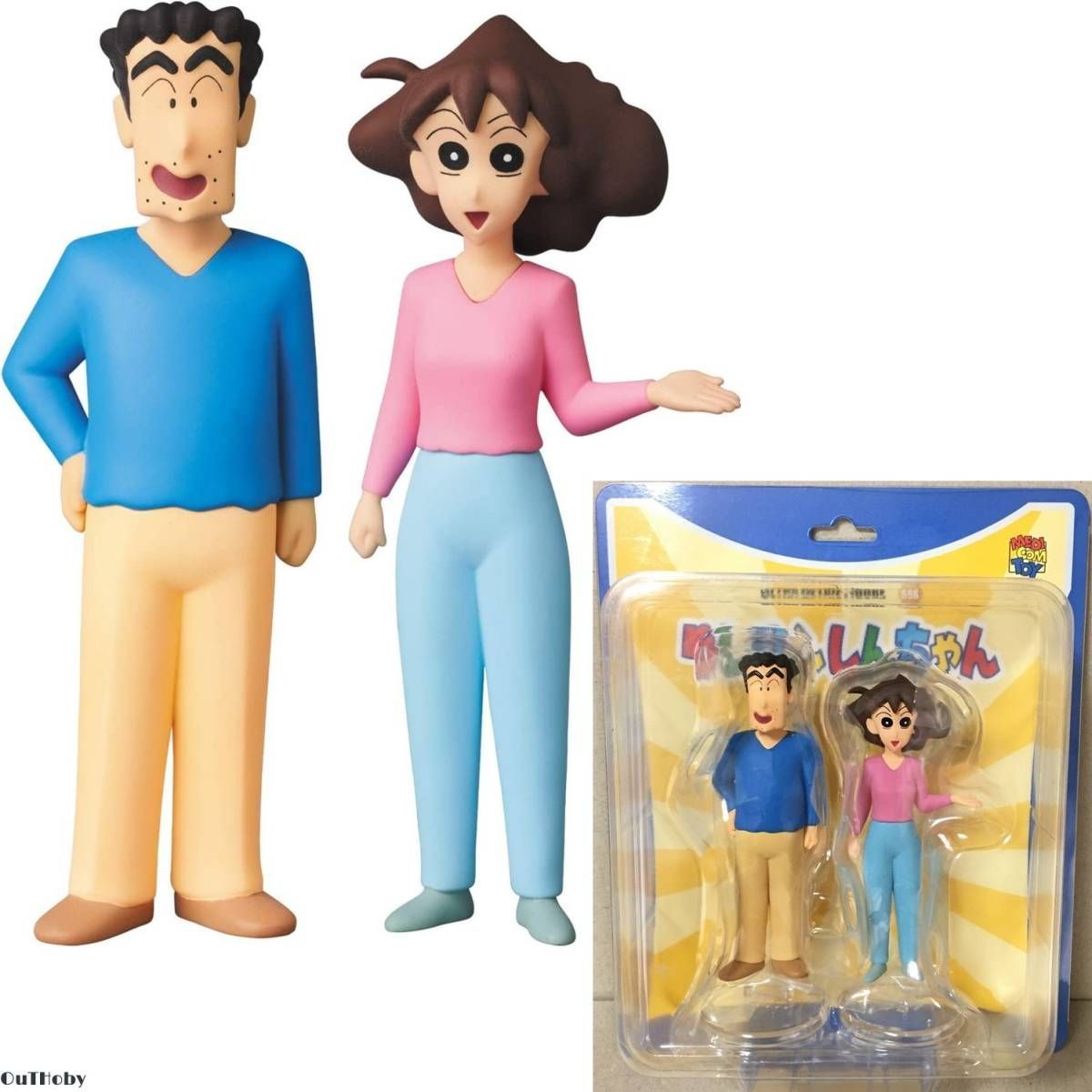 クレヨンしんちゃん＆ひろし フィギュアセット ひろし&しんのすけ フィギュア クレヨンしんちゃん アニメ 映画