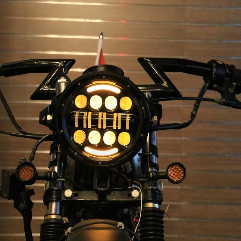 送料無料 7インチ LED ヘッドライト 牧馬人 バイク 汎用 大型 丸 送料無料 7インチ LED ヘッドライト 牧馬人 バイク 汎用 大型 丸