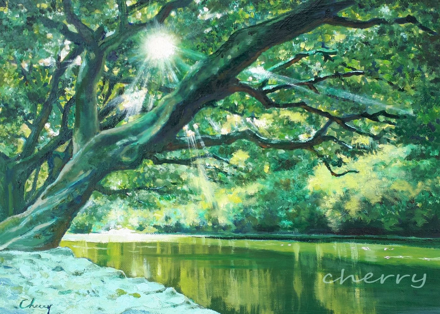 『沈黙に溶ける息づかい』 油彩画 F4 一点物 原画 インテリア アート a72986d3bc1b6ad7df57632a28bf5c