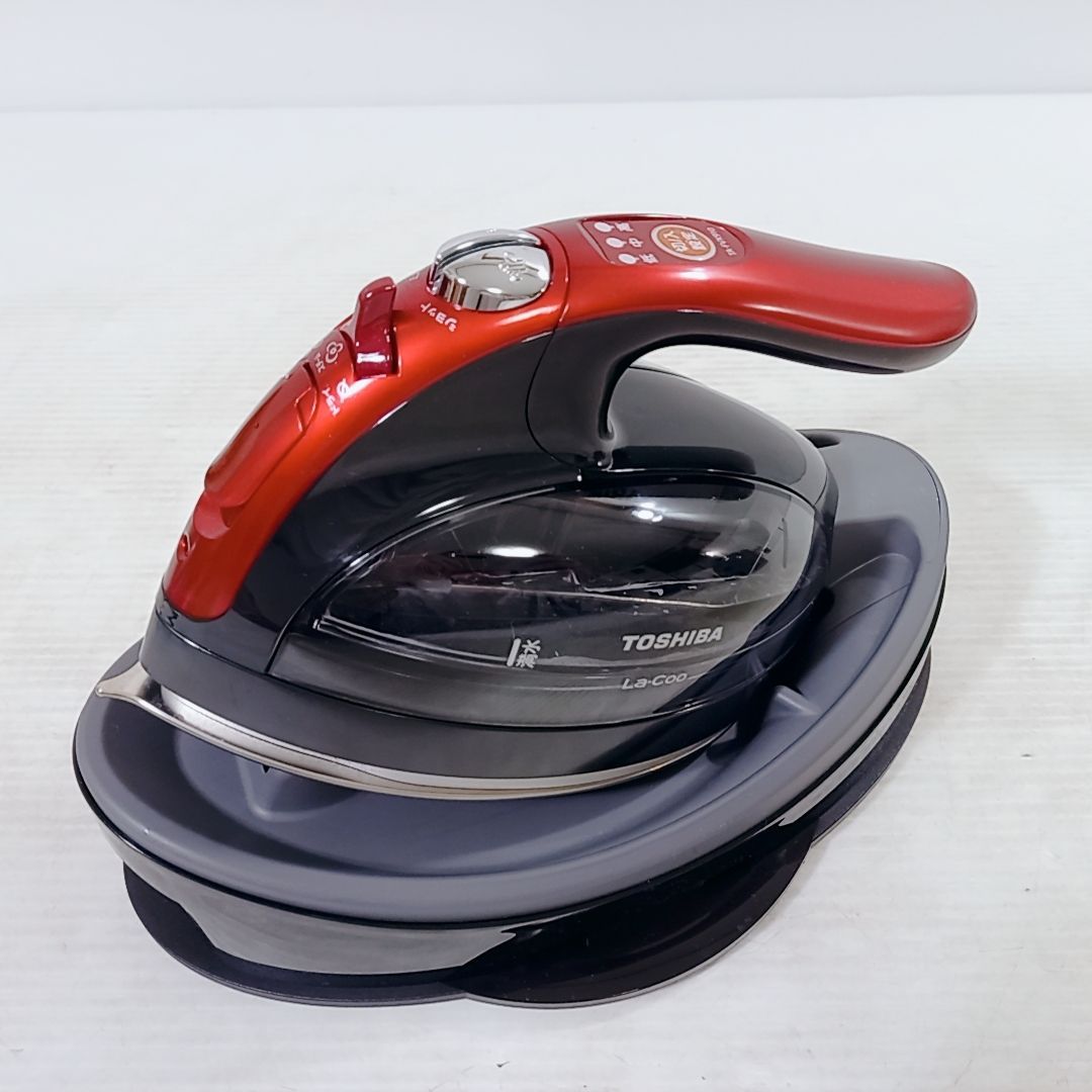 東芝コードレススチームアイロン La・Coo TA-FVX910 中古品