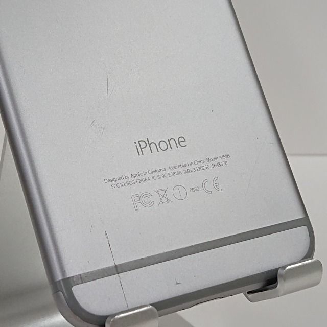 iPhone6 16GB au スペースグレイ 送料無料 本体 c03739 - メルカリ