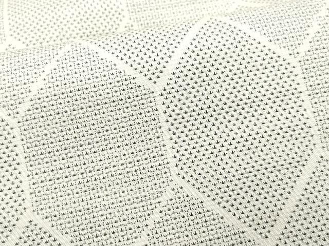 平和屋着物○本場大島紬 白大島 160亀甲 亀甲文 三越扱い 正絹 逸品