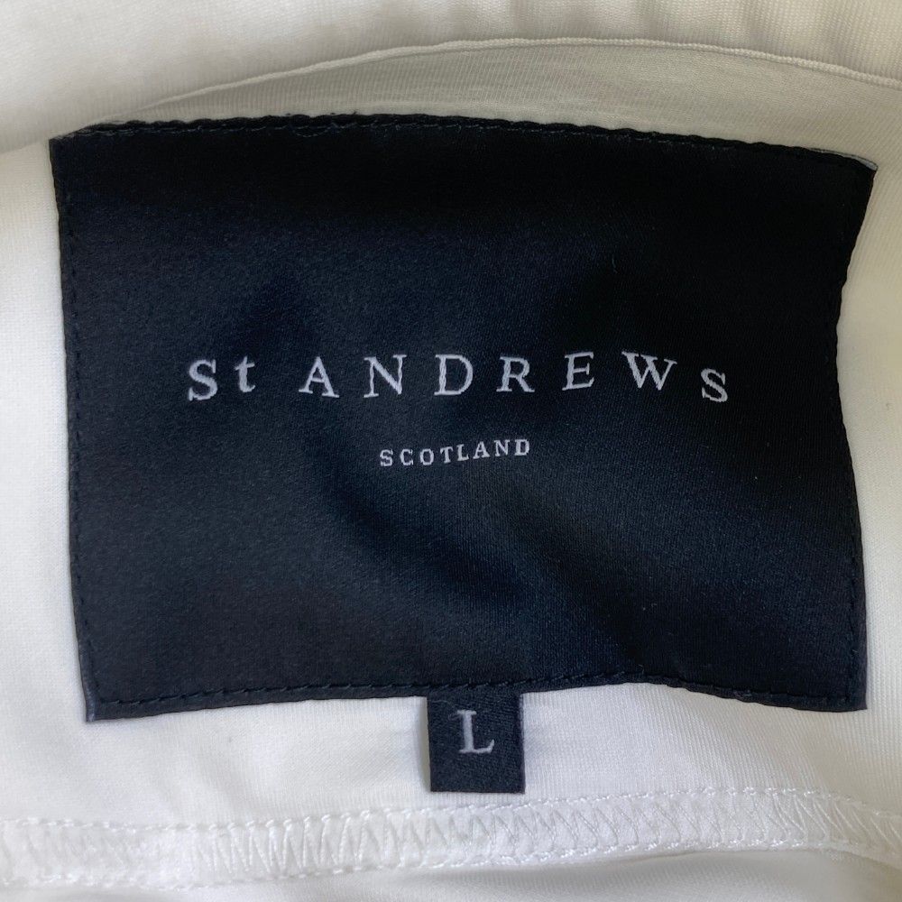 サイズ：L ST ANDREWS セントアンドリュース  ジャケット  ホワイト系 [240101440367] ゴルフウェア メンズ ストスト サイズ：L ST ANDREWS セントアンドリュース ジャケット